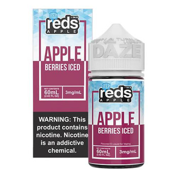 Reds Berries ICED | Reds Apple Ejuice by 7 Daze | 60ml (Closeout) Reds Berries ICED | Reds Apple Ejuice by 7 Daze | 60ml (Closeout)