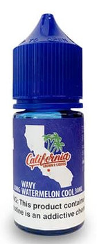 Wavy Watermelon COOL SALT | California Grown E-Liquids Salts | 30ml | 50mg (closeout)