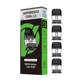 XROS Series Pod (4pc) Corex 2.0 | Vaporesso | 2ml | Top Fill