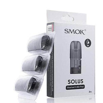 Solus Replacement Pods (3/pk) | Smok | 0.9ohm Mesh | 3ml