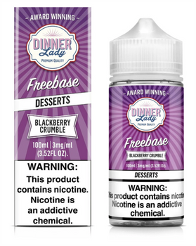 Blackberry Crumble | Dinner Lady Premium E-Liquids | 100ml Blackberry Crumble | Dinner Lady Premium E-Liquids | 100ml