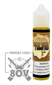 French Vanilla Brown Sugar | 80v eLiquid | 60ml |6mh (*closeout bottle*)
