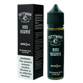 Boss Reserve | Cuttwood | 30ml-60ml-120ml options (New Chubby Bottle) Boss Reserve | Cuttwood | 30ml-60ml-120ml options (New Chubby Bottle)