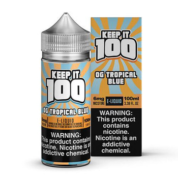 Trop Blue / OG Tropical Blue / Tropical Blue Slushie  | Keep It 100 E-Liquids  | 100ml (Super Deal)