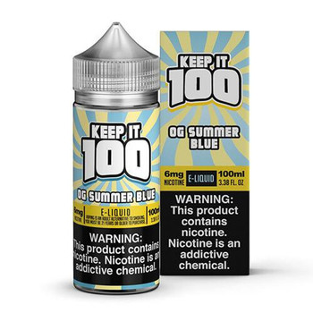 OG Summer Blue | Blue Slushie Lemonade | Keep It 100 E-Liquids  | 100ml (Super Deal)