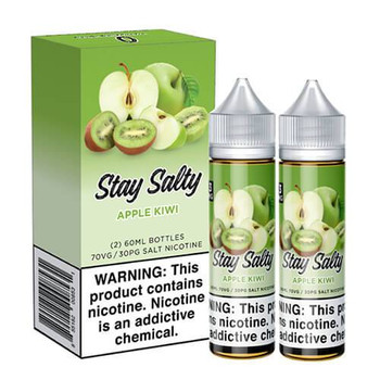 Apple Kiwi | Stay Salty Ejuice | 60ml | 6mg (closeout)