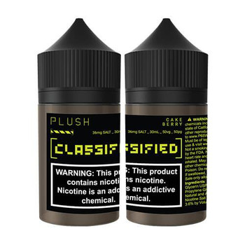 Plush | Classified E-Liquids Salts | 30ml | 36mg (closeout)