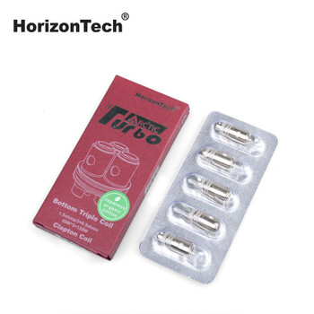 Horizon Arctic Turbo Bottom Triple Coils (5 Pack) | Horizon Tech | Horizon Arctic Turbo Bottom Triple Coils (5 Pack) | Horizon Tech |