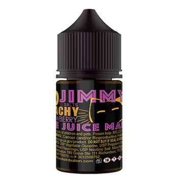 Peachy Strawberry | Jimmy The Juice Man Salt E-Liquid | 30ml Peachy Strawberry | Jimmy The Juice Man Salt E-Liquid | 30ml
