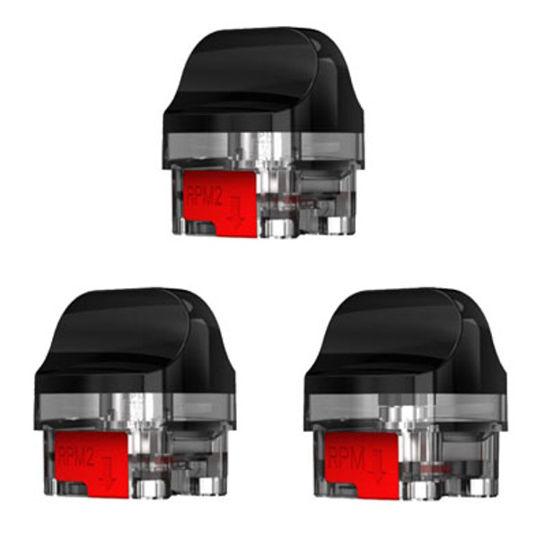 RPM 2 / RPM2 Empty Rpm Pod | 7ML | Smok | 3-Pack (No Coils)