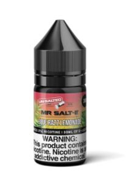 Blue Razz Lemonade | Mr. Salt E Unsalted | 30ml | 6mg (Limited Quanity)