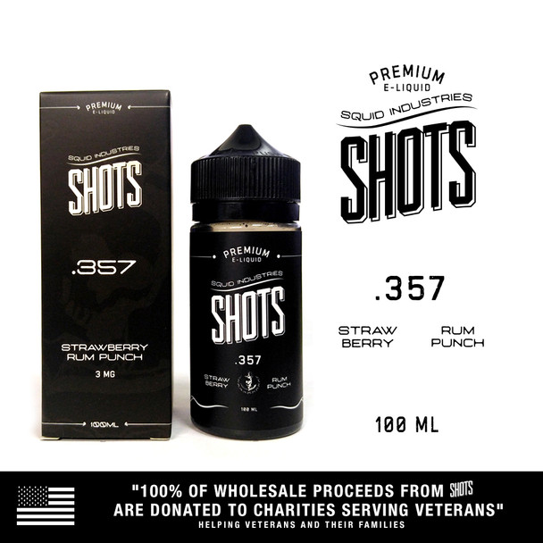 .357 (Strawberry Rum Punch) 6mg | Shots | Squid Industries | 100ml (Overstock)