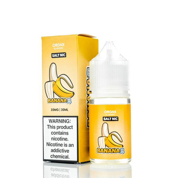 Banana Ice SALT Vape Juice by ORGNX | 30ml (Super Deal)