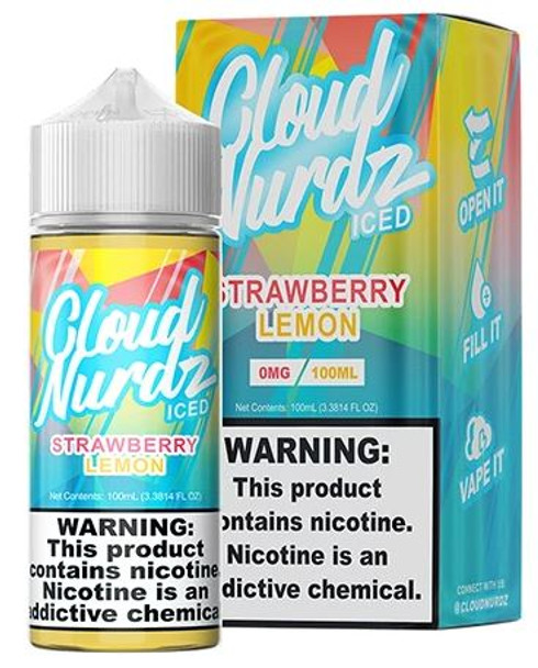 Strawberry Lemon Iced | Cloud Nurdz | 100ml (Super Deal)