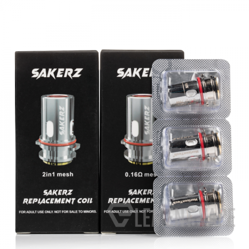 Sakerz Mesh Replacement Coil Head  [3-pk] | Horizon Tech | 0.4 ohm