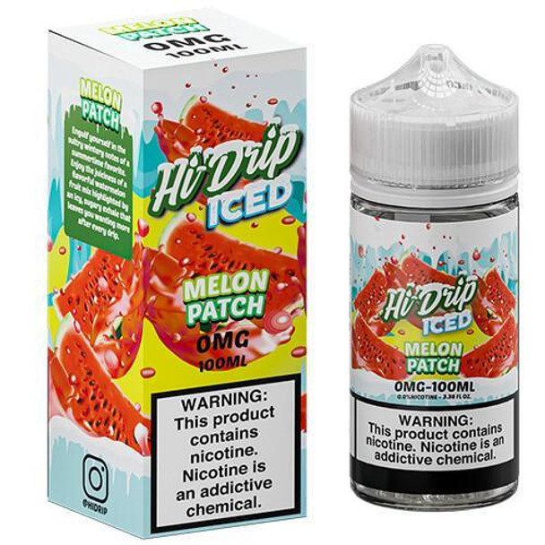 Melon Patch Iced  / Watermelon Iced  (Synthetic Nic)  | Hi Drip Classics | 100ml (Super Deal)