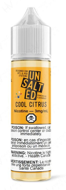 Cool Citrus | Unsalted brand | 60ml  (closeout)