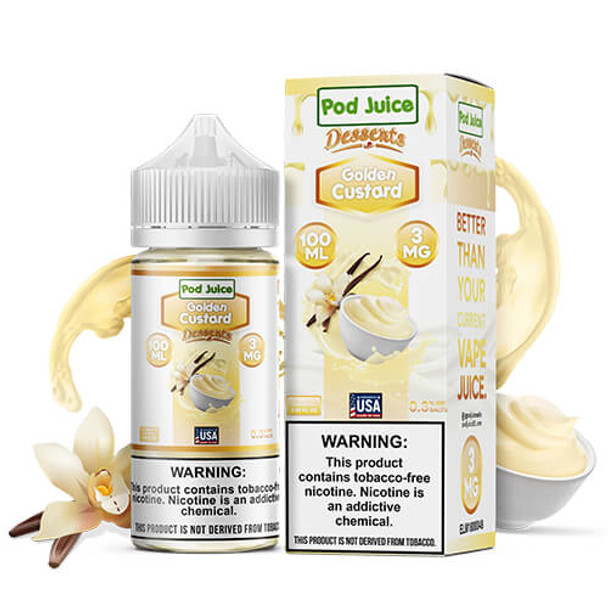 Golden Custard | Pod Juice | 100ml