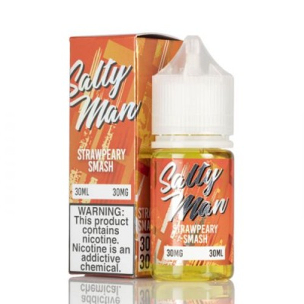 Strawpeary Smash | Salty Man Nic Salt E-Liquid by Solace Vapor | 30ml (Closeout)