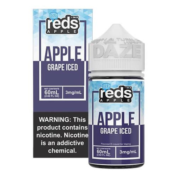 Reds Grape ICED  | Reds Apple Ejuice by 7 Daze | 60ml (Super Deal)