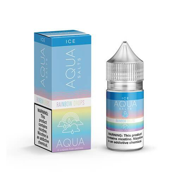 Rainbow Drops Ice | Aqua Salts | 30ml | 50mg (Closeout)