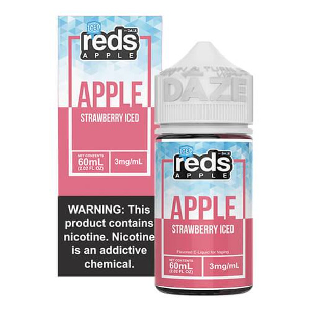 Reds Strawberry Iced | Reds Apple Ejuice by 7 Daze | 60ml (Closeout)