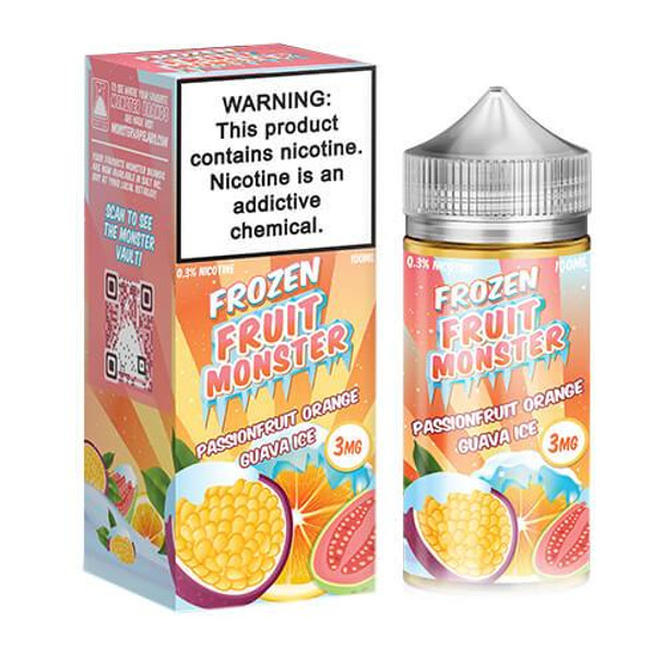 Passionfruit Orange Guava Ice | Frozen Fruit Monster | 100ml | 6mg (overstock)