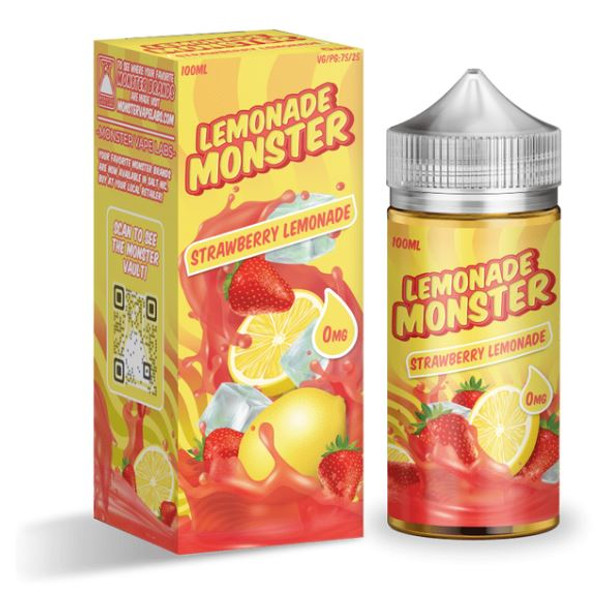 Strawberry Lemonade | Lemonade Monster eJuice | 100ml | 3mg (Overstock)