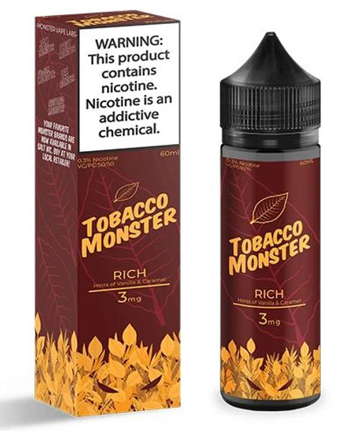 Rich |  Tobacco Monster eJuice | 60ml  | 6mg (closeout)