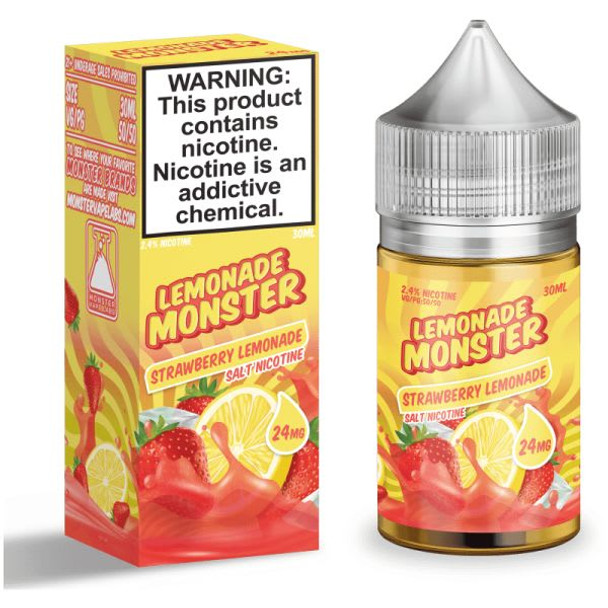 Strawberry Lemonade | Lemonade Monster Salt | 30ml | 24mg (closeout)