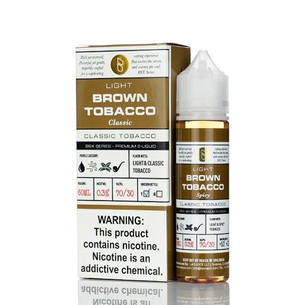 Brown Tobacco | Glas Basix Series E Liquid | 60ml