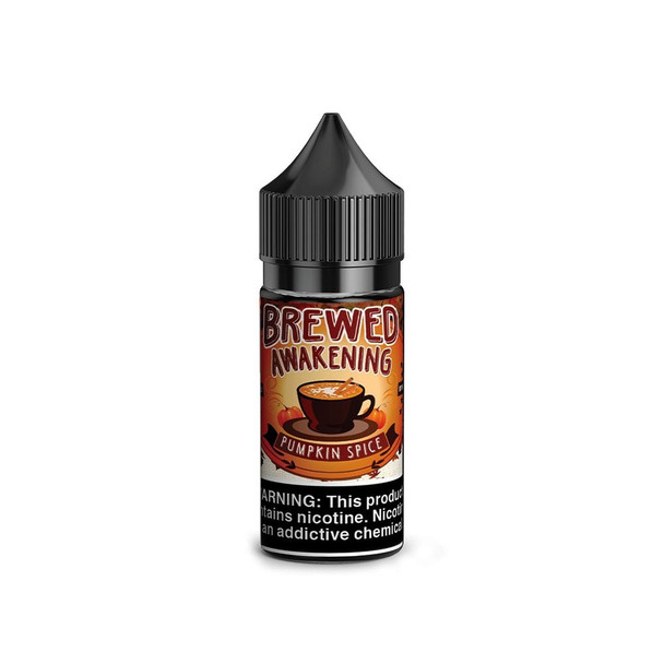Pumpkin Spice Coffee SALT |  Brewed Awakening | 30ml | 35mg  (Super Deal)