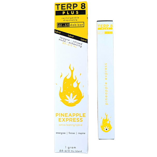 1-Gram Pineapple Express Delta-8 + Delta-10 THC Disposable Dab Bar