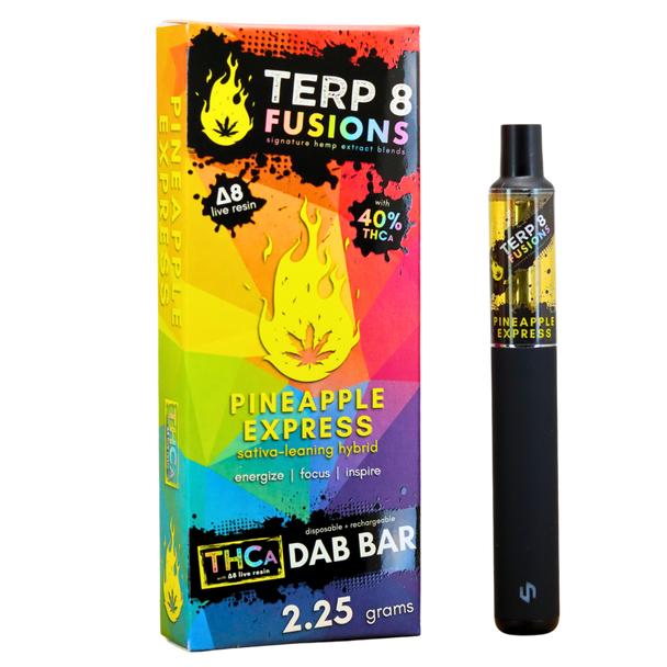 2.25-Gram Pineapple Express THCA + D8 Live Resin Disposable Dab Bar