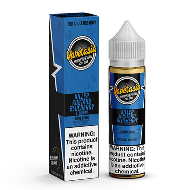 Killer Kustard Blueberry | Vapetasia E Liquid | 60ml | 3mg (Super Deal)