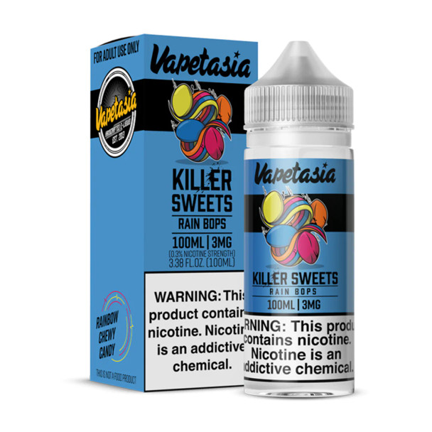 Rain Bops | Killer Sweets | 100ml | 6mg (Super Deal)