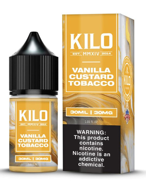 Vanilla Custard Tobacco SALT | Kilo | 30ml (New)