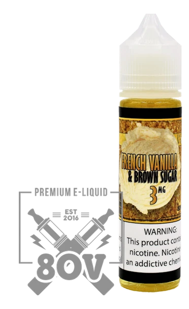 French Vanilla Brown Sugar | 80v eLiquid | 60ml |6mh (*closeout bottle*)