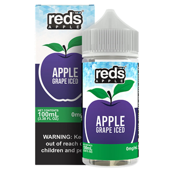 Grape ICED | Reds Apple Ejuice by 7 Daze | 100ml