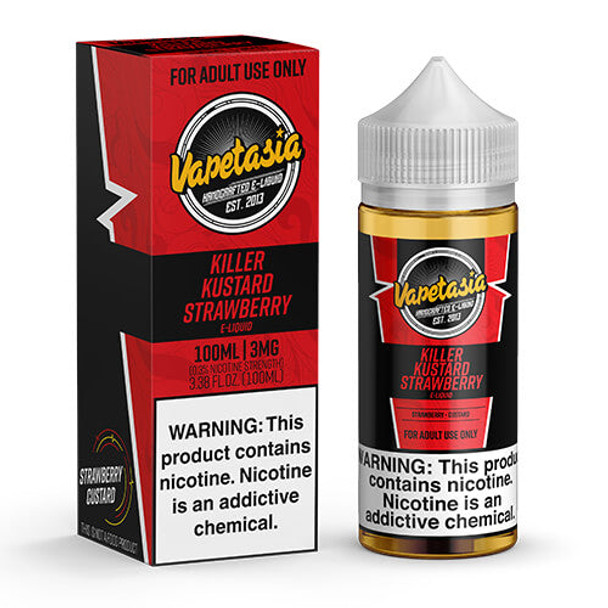 Killer Kustard Strawberry | Vapetasia E Liquid | 100ml