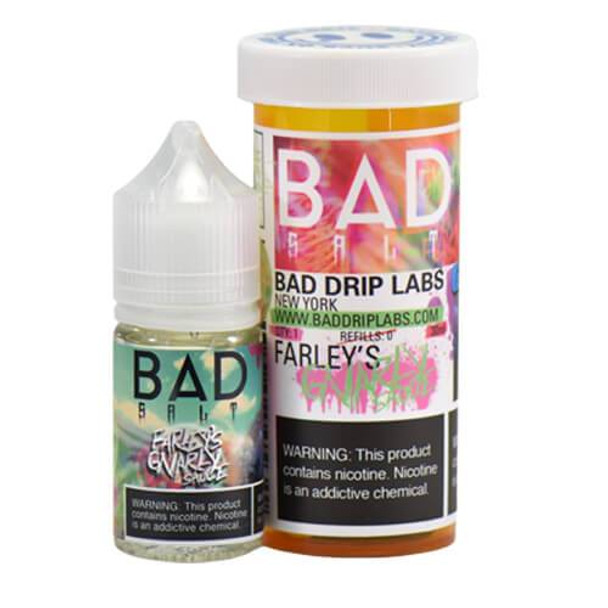Farley's Gnarly Sauce  (Nic Salt) | Bad Drip Salts E-Liquid | 30ml (closeout)