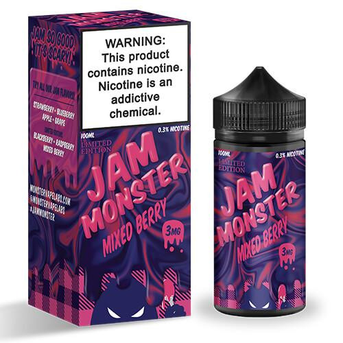 Mixed Berries  | Jam Monster eJuice  | 100ml  (Super Deal)