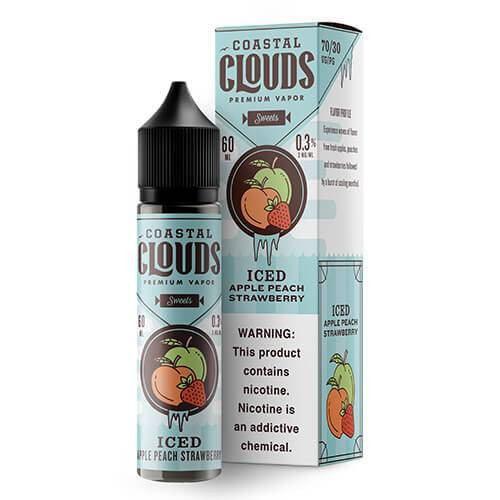 Iced Apple Peach Strawberry | Coastal Clouds | 60ml (closeout)