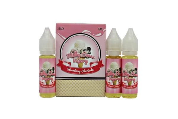 Strawberry Shortcake by Milky Cones Vapor | (3x15ml) 