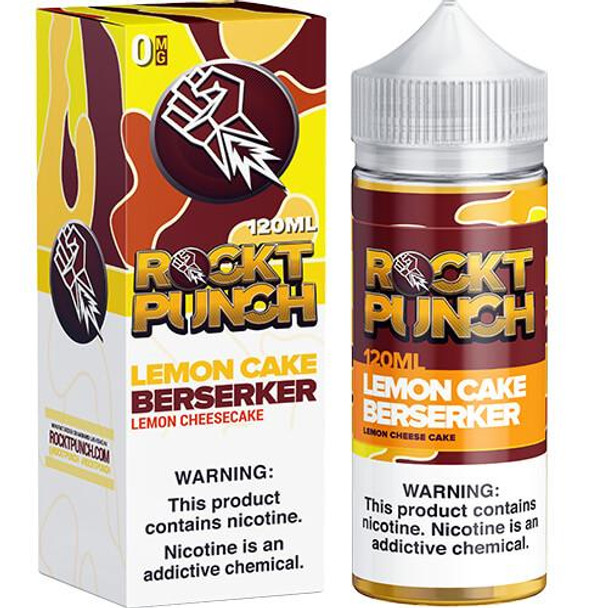 Lemon Cake Berserker | Rockt Punch Giant Sized E-Juice | 120ml