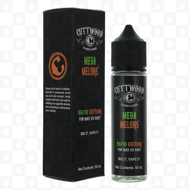 Mega Melons | Cuttwood E Liquid | 50ml Short Fill | 0mg (Closeout)