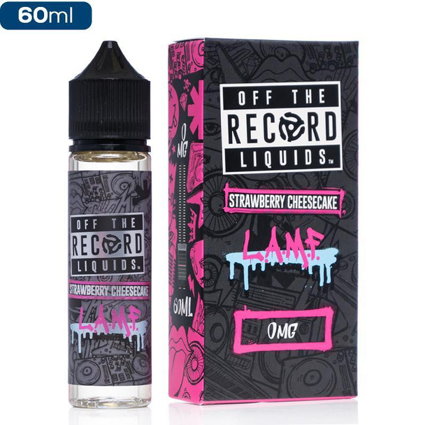 L.A.M.F. (Strawberry Cheesecake) | Off The Record Premium Vape Juice | 60ml (closeout)