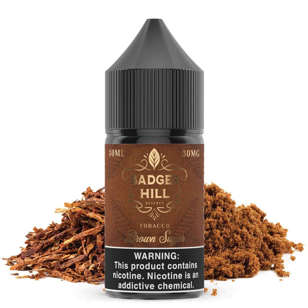 Brown Sugar Tobacco SALT | Badger Hill Reserve