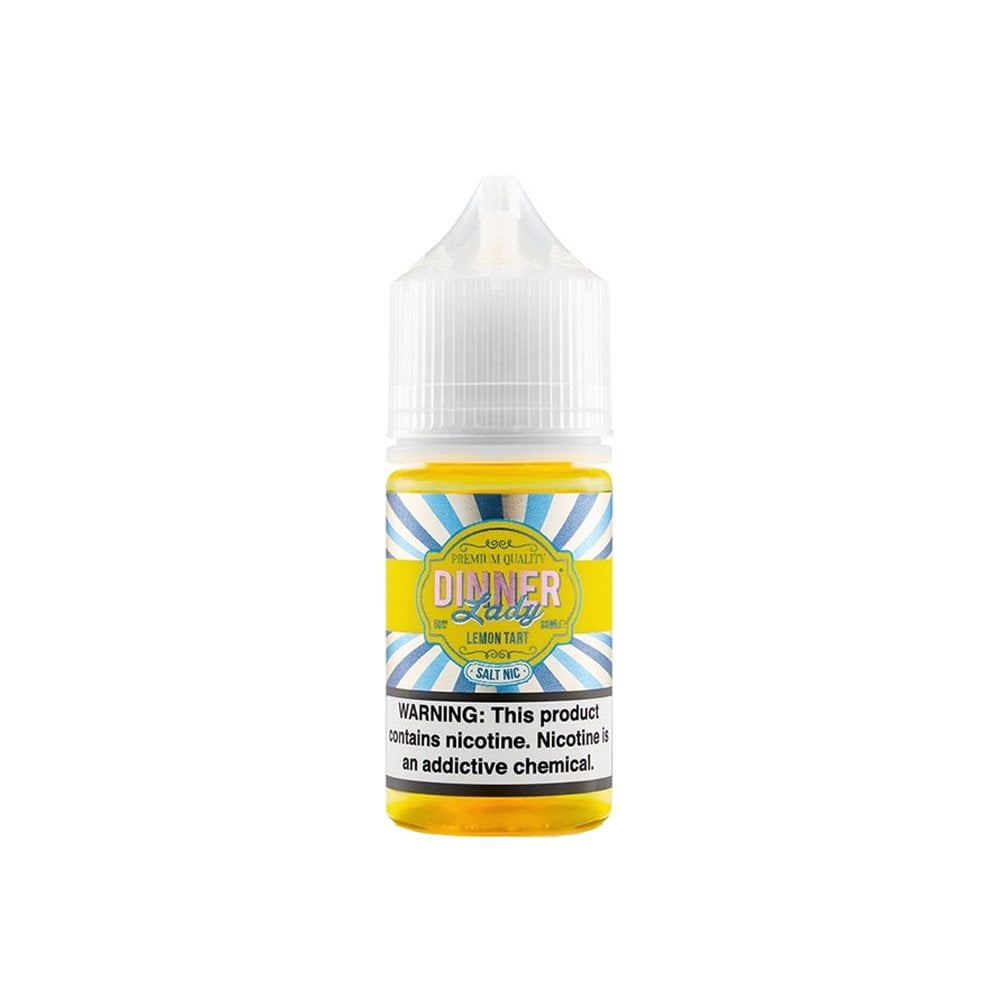 dinner lady lemon tart vape juice SALT | Premium E-Liquids PO#1882 Nicotine Strength:MED - 3mg Nicotine / 2 x Nic Shots Nerd Bar AIO |