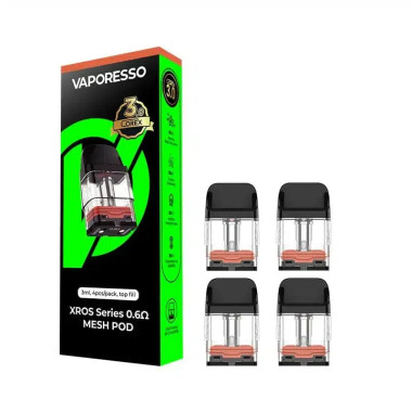 vaporesso mesh pod XROS Series Pod (4pc) Corex 3.0 Mesh | Vaporesso | 3ml